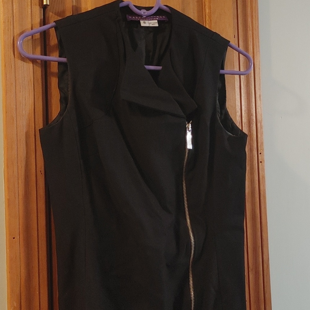 Black sleeveless Ralph Lauren Collection dress